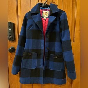 Billabong coat. Size large-fits like medium. Blue/black